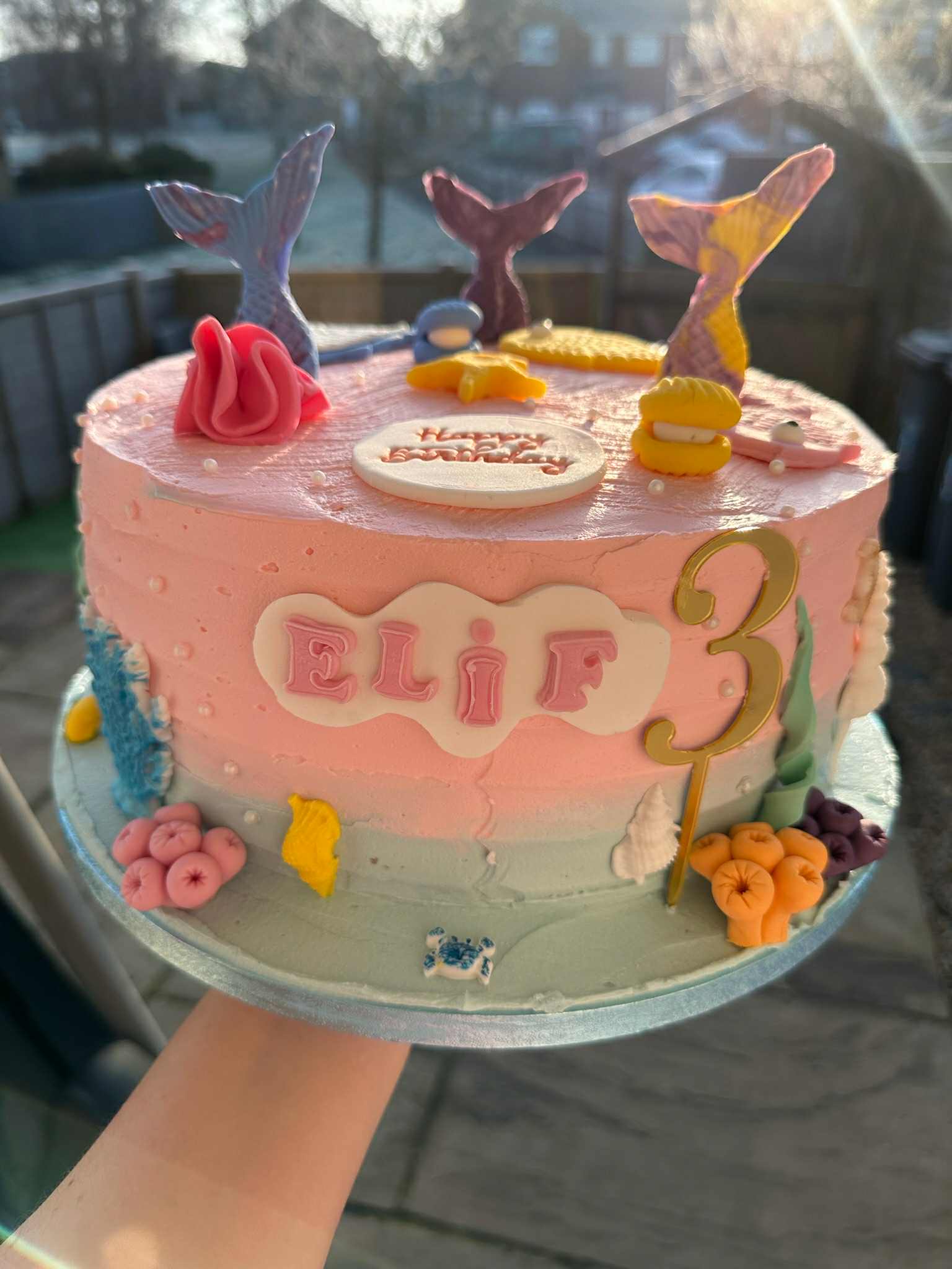 Underwater Mermaid Birthday Cake