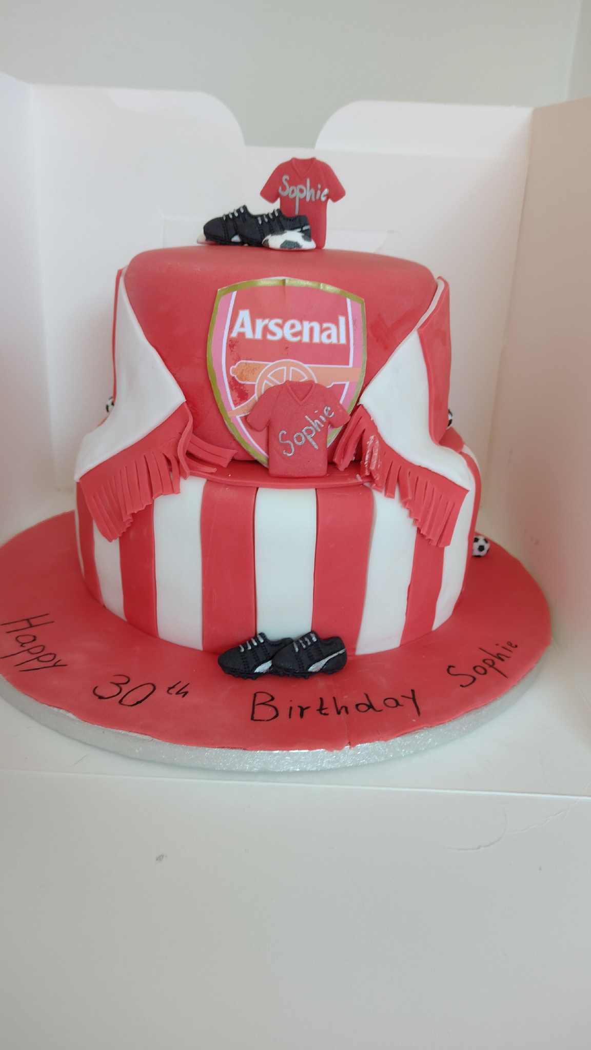 Arsenal Football Cake