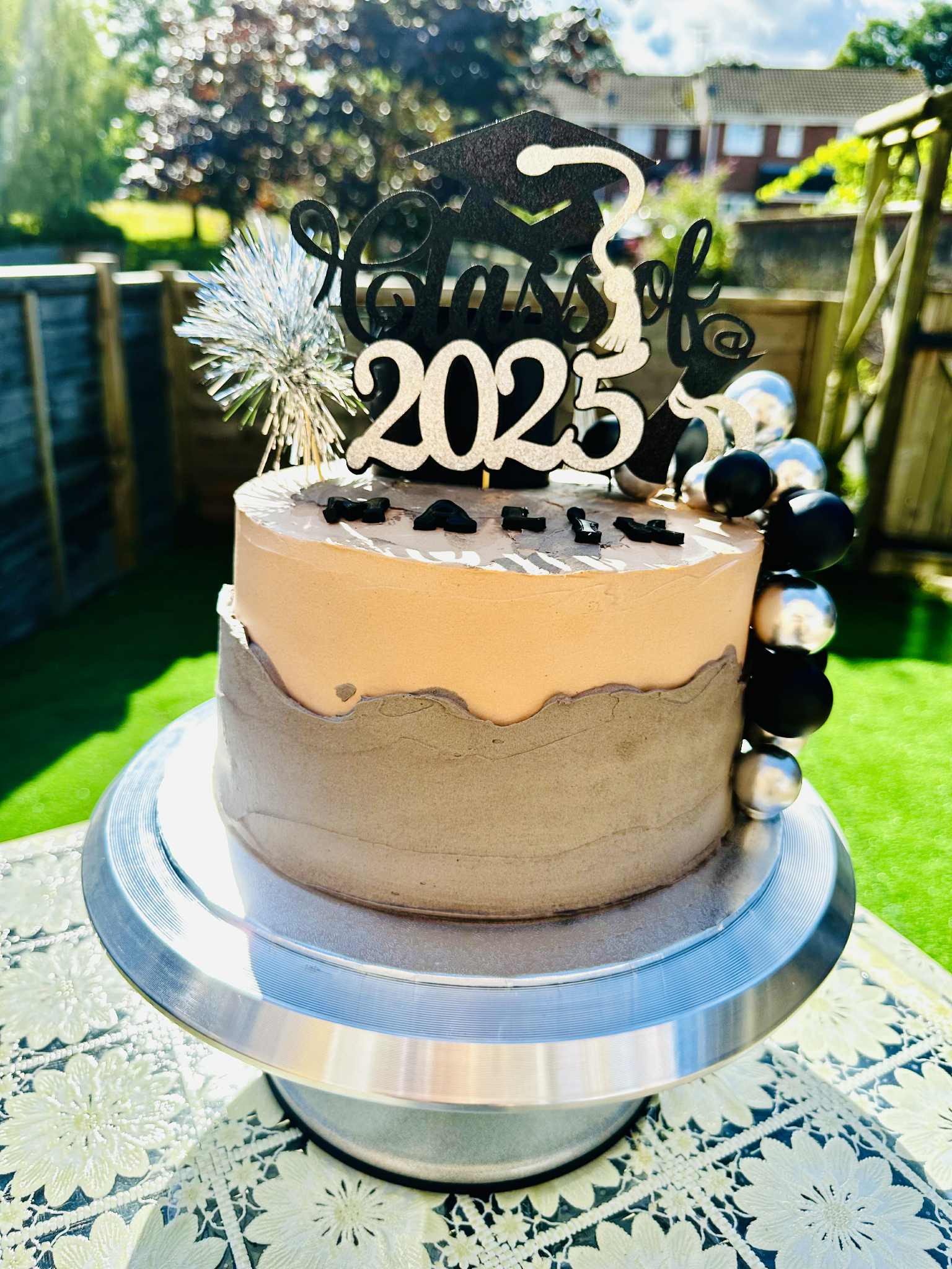 Class of 2025 Coffee Chocolate Cake