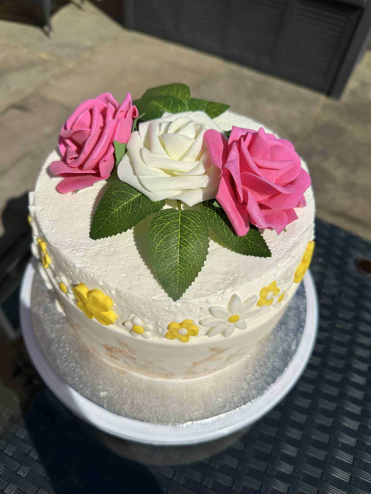 Spring Blossom Vanilla Cake