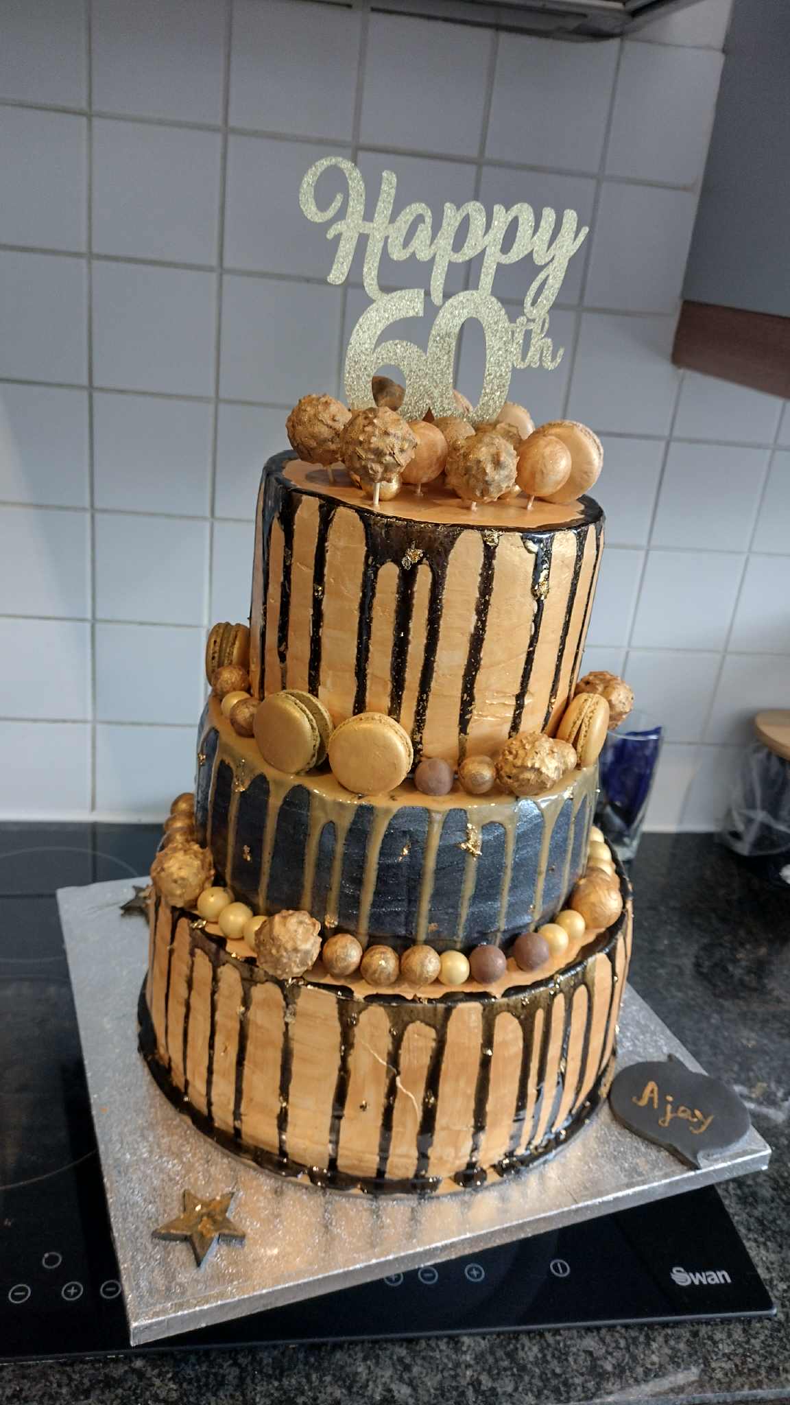 Three-Layer Deluxe Chocolate Cake