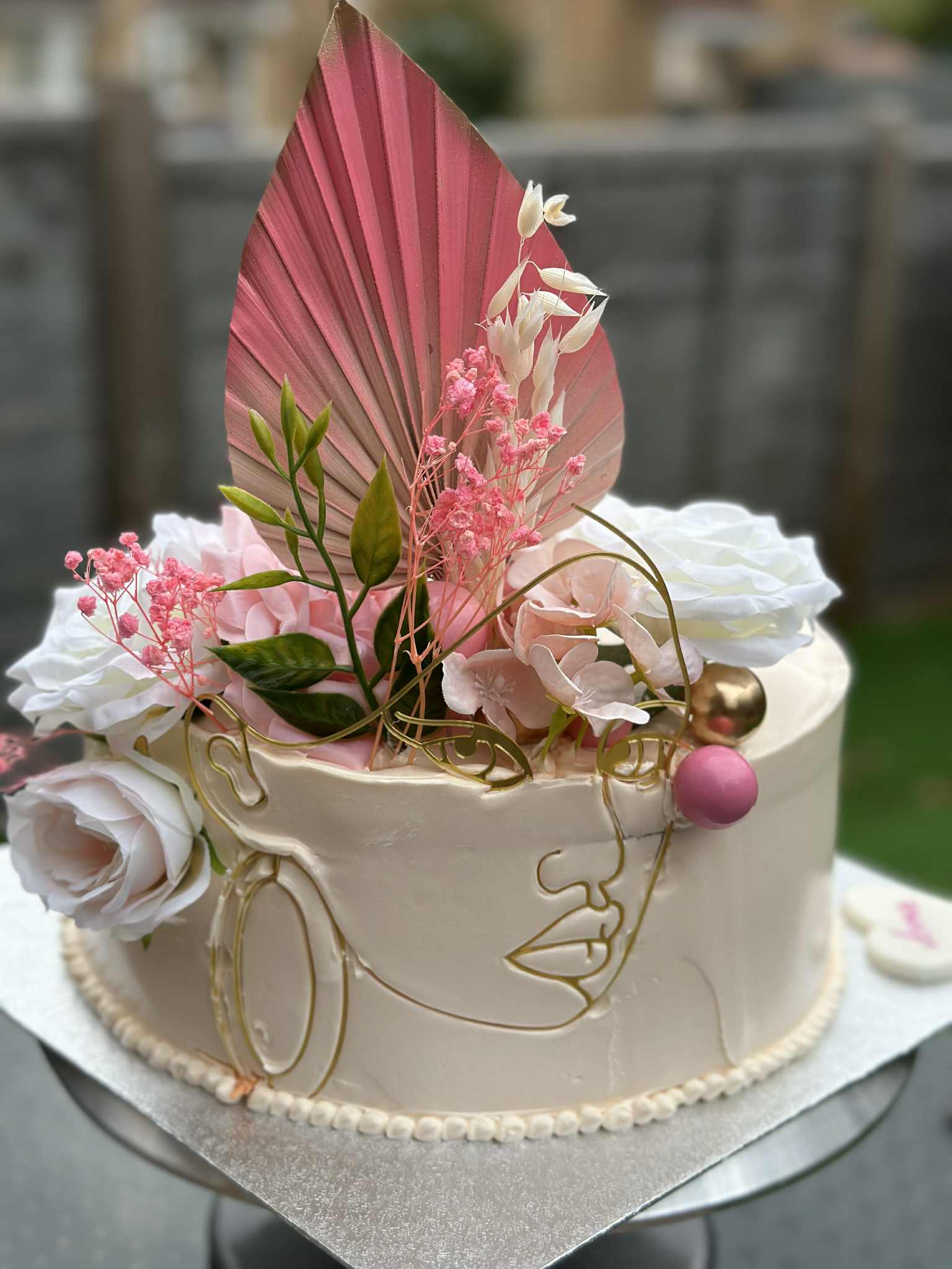 Elegant Portrait Cake