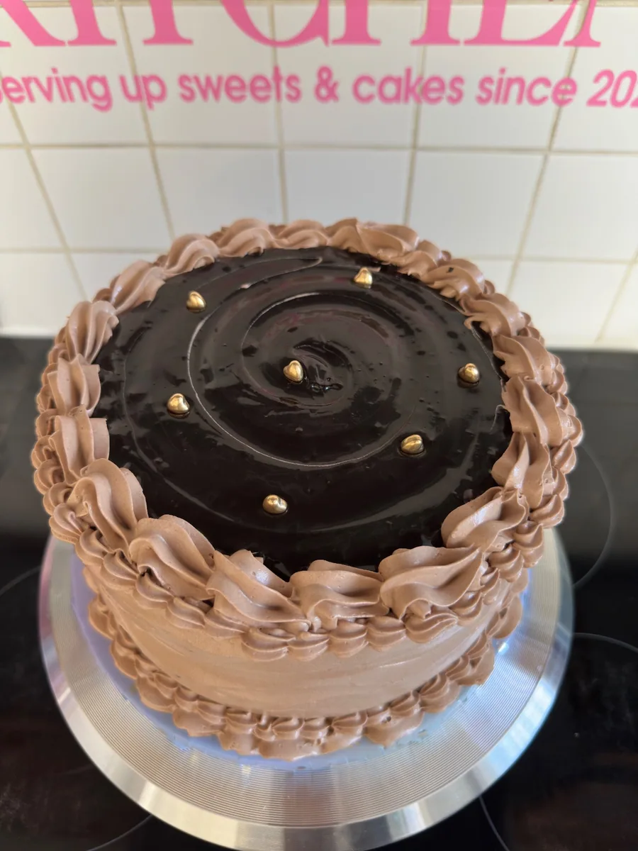 Chocolate vintage cake