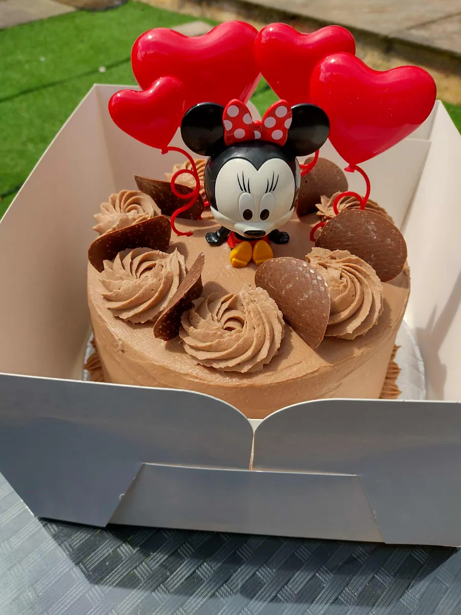 Chocolate Minnie Mouse Cake